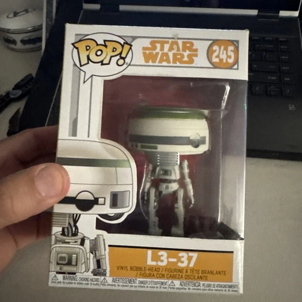 Star Wars Funko POP Solo A Star Wars Story 245 L3-37 Vinyl Bobble Head Vaulted